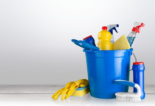Professional exterior cleaning in Docklands near waterfront buildings