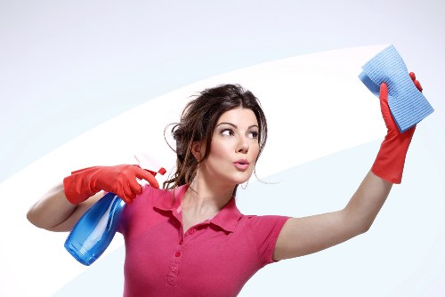Fabric upholstery cleaning for a sofa in Docklands